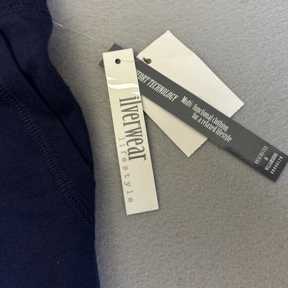 Silverwear Capri Athleisure Pants Womens PL Petite Large Blue Pull On Drawstring - Picture 3 of 10